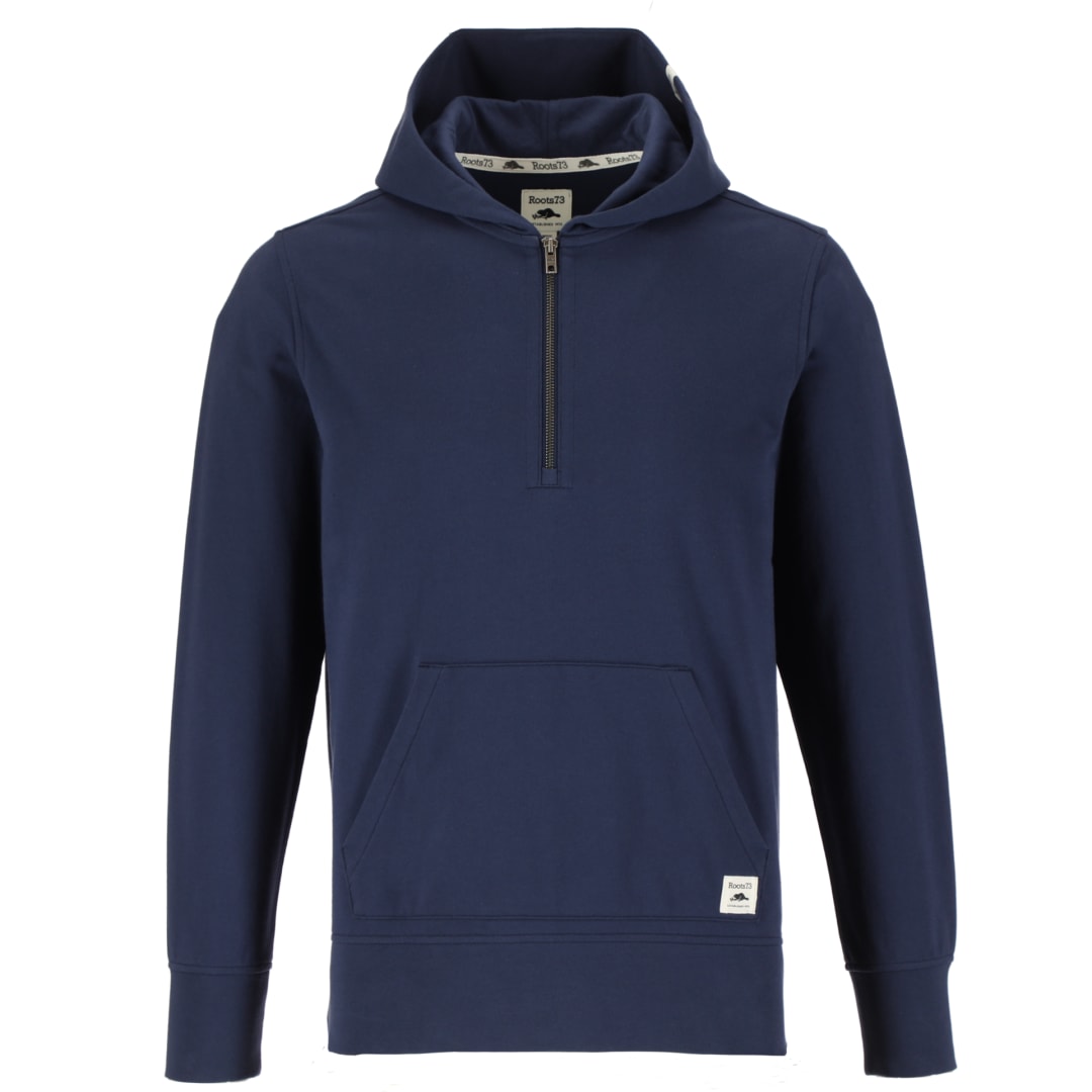 Roots73 CANMORE Eco Quarter Zip Hoody - Unisex, custom hoodie or sweatshirt with logo imprint 109