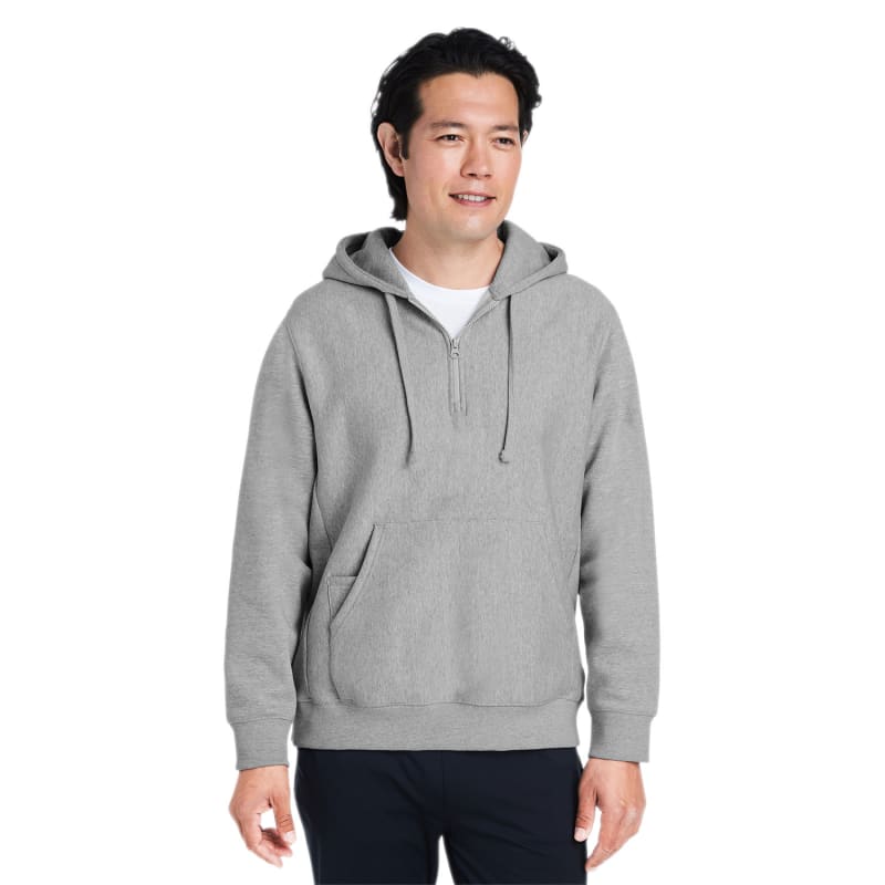 Team 365 Unisex Zone HydroSport™ Heavyweight Quarter-Zip Hooded Sweatshirt 9