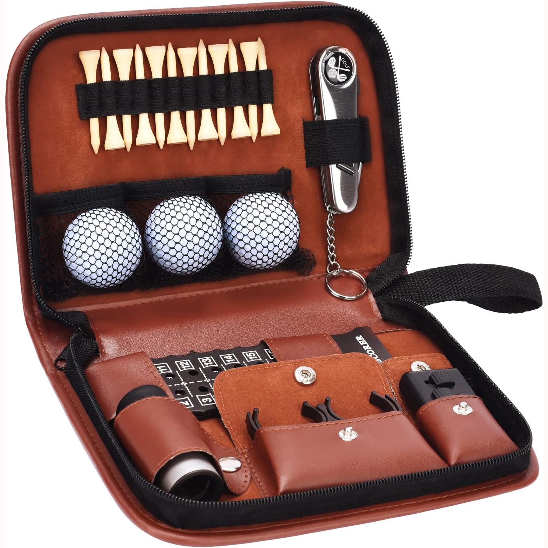 Golf Accessories Set with Hi-End Case 3