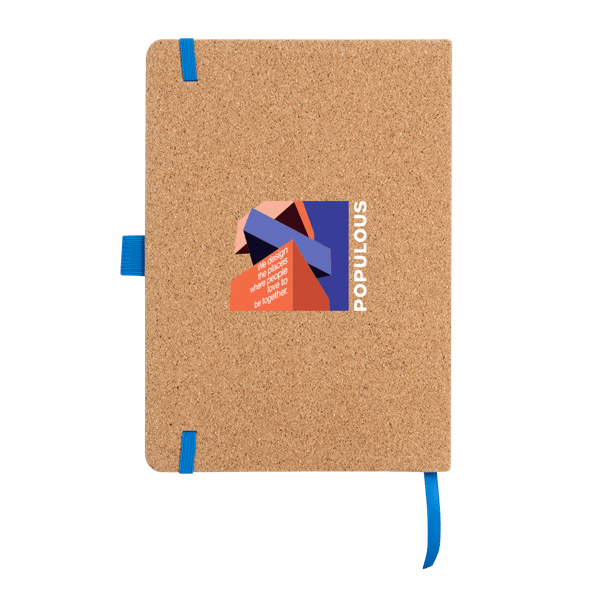 Hickory Cork & Recycled PU Notebook 3