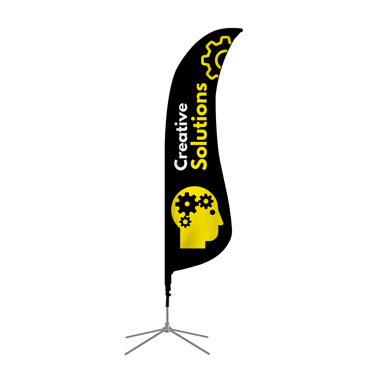Shark Fin Flags, Double Sided Package (3.67ft x 14.67ft) 9