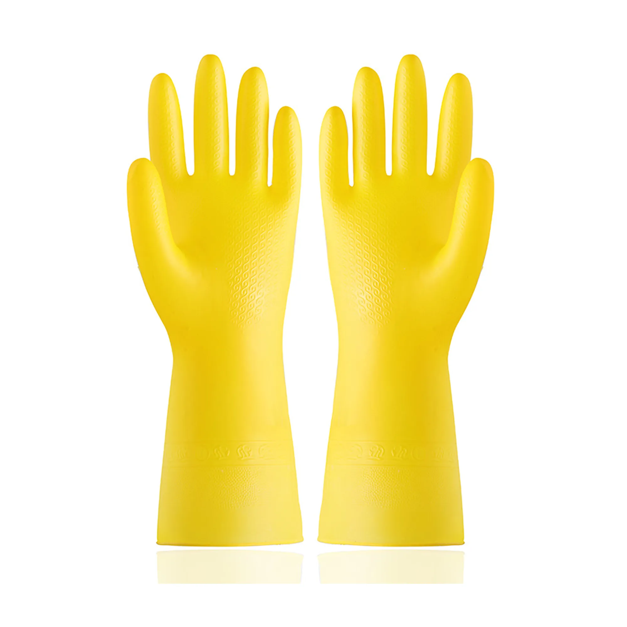 Mixing Color Kitchen Rubber Gloves 4