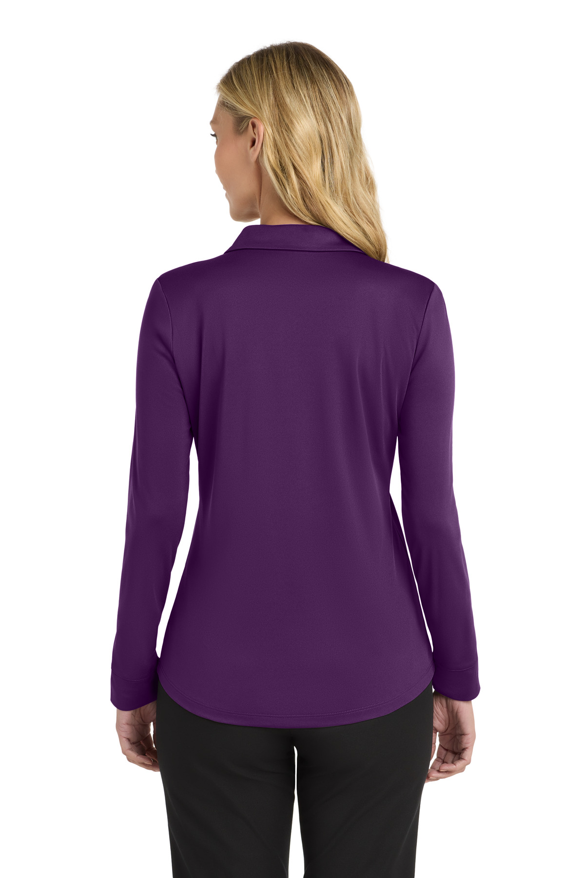 Port Authority Women's Silk Touch Performance Long Sleeve Polo. L540LS 47