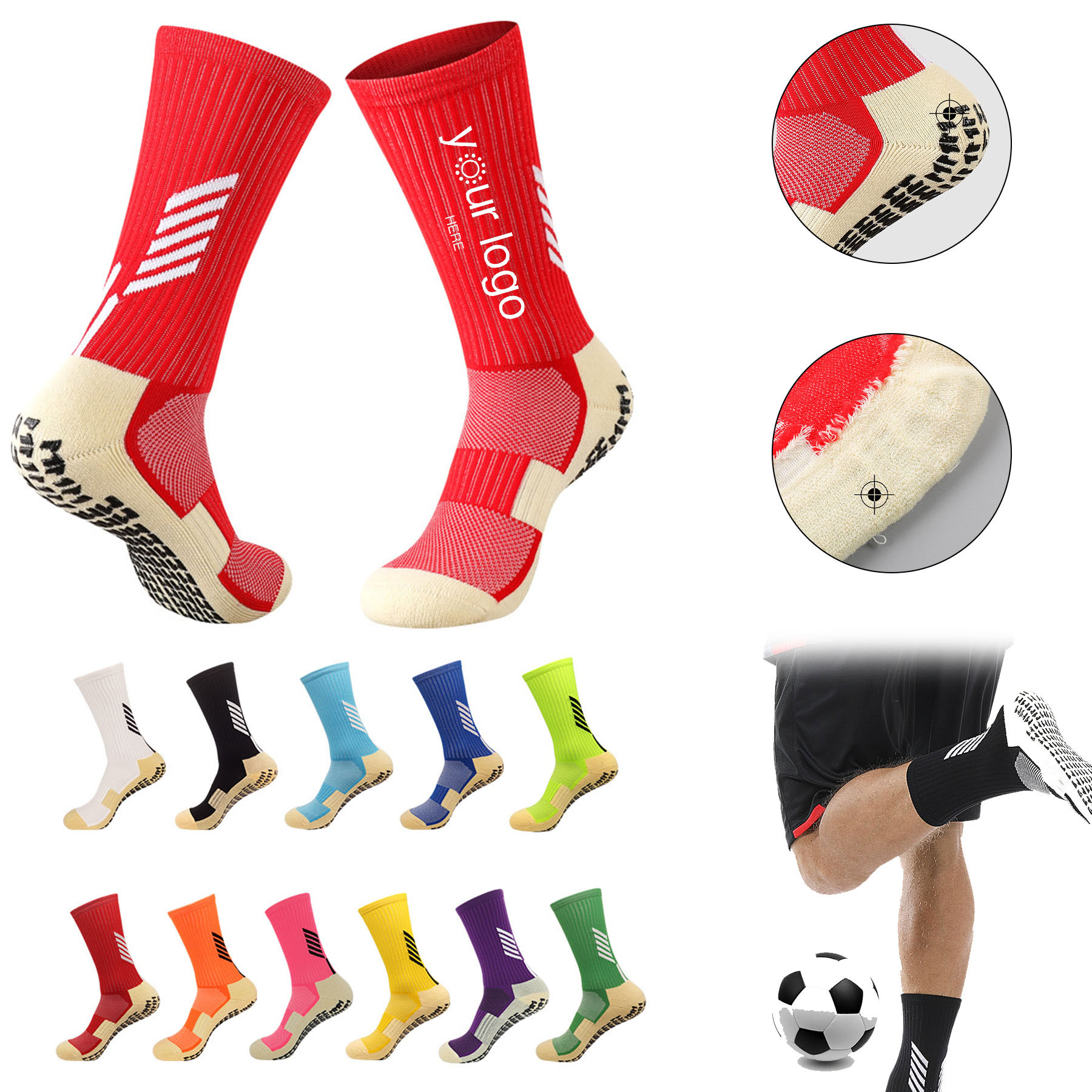 High Performance Cotton Basketball Socks 2