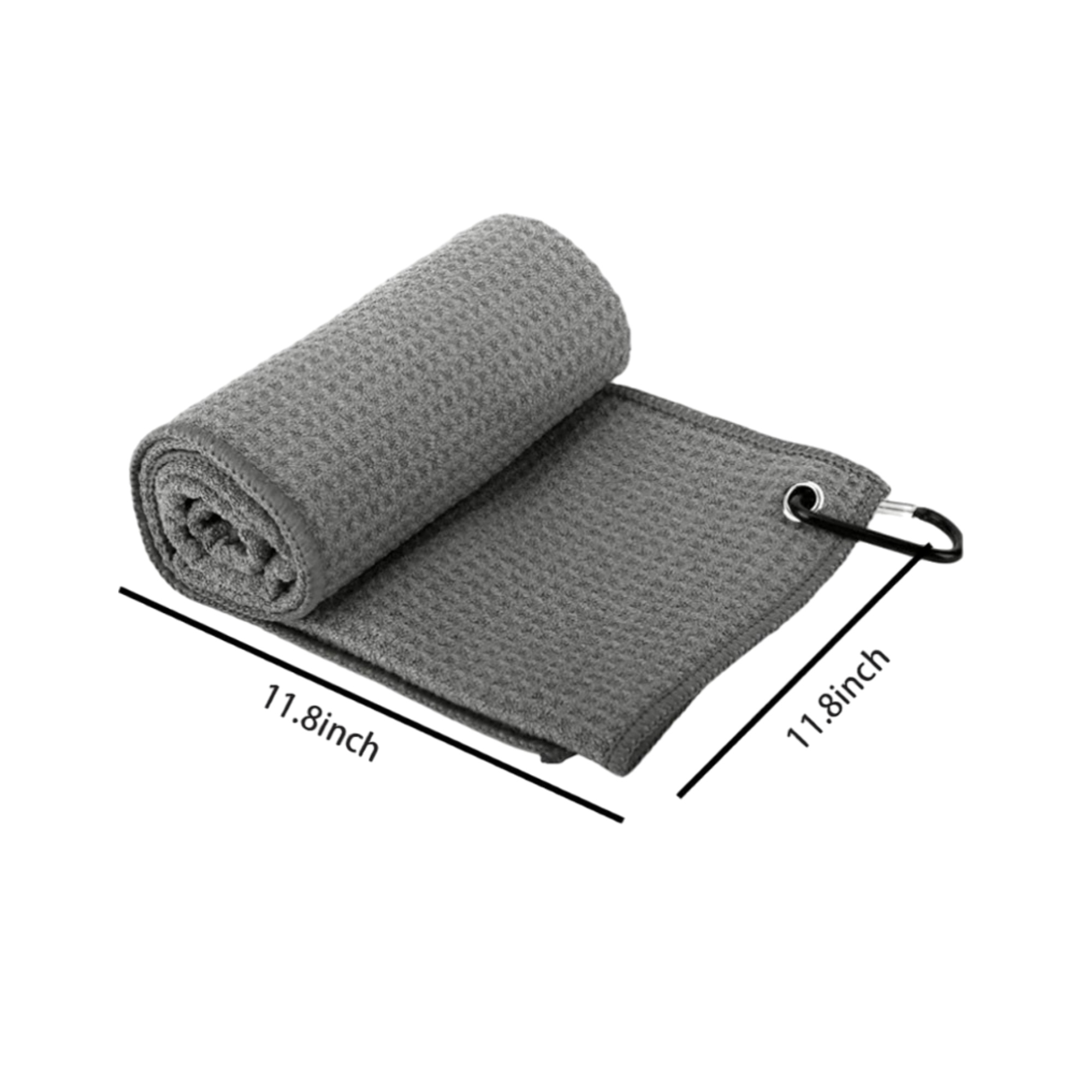 Microfiber Golf Towel with Carabiner Clip 4