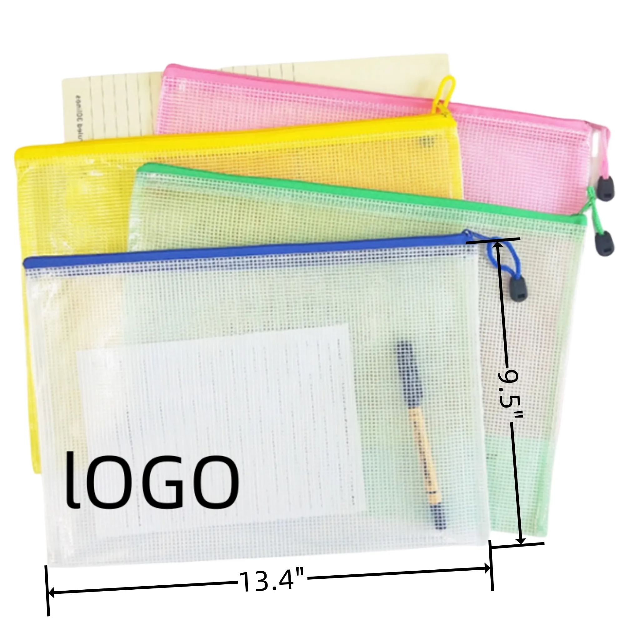 PVC Zippered Document Bags