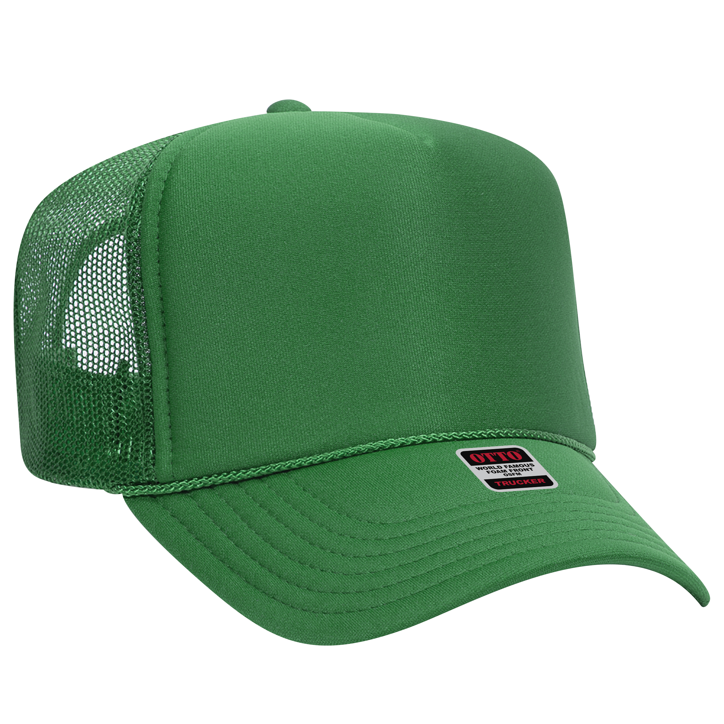 OTTO CAP® 5 Panel High Crown Mesh Back Trucker Hat 124