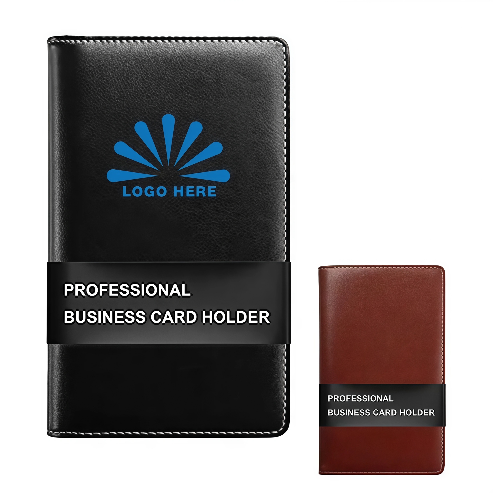 Leather Professional Business Card Book Holder 1