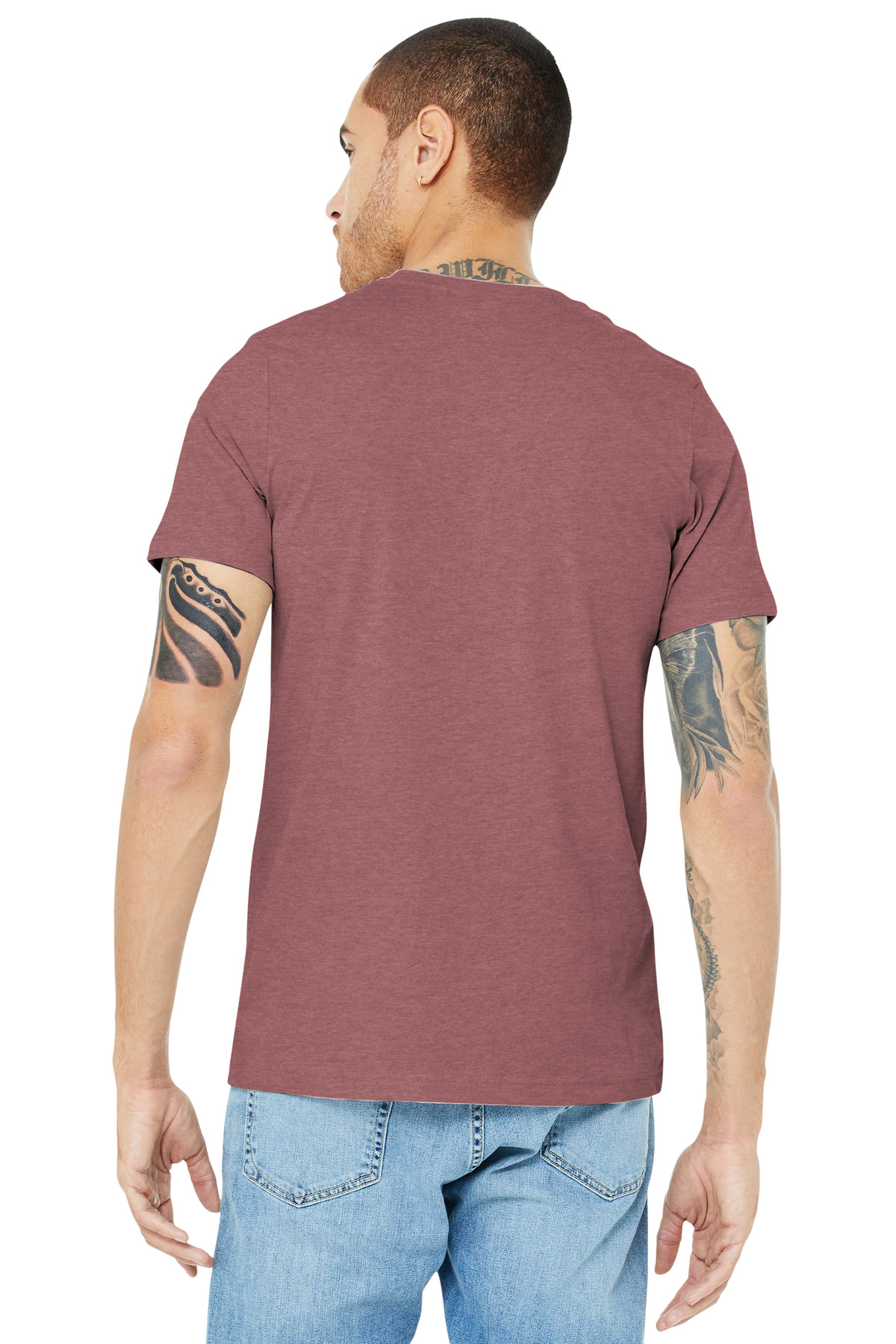 BELLA+CANVAS Unisex Heather CVC Short Sleeve Tee. BC3001CVC 130
