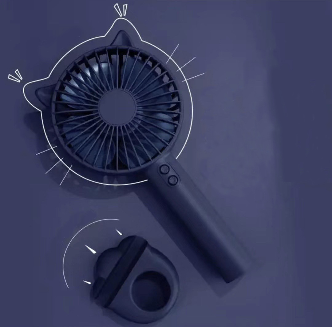 3 Speed Portable USB Mini Fan with Light 3