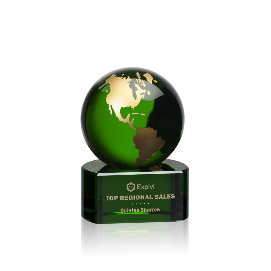 Marcana Globe Award - Green/Gold 5