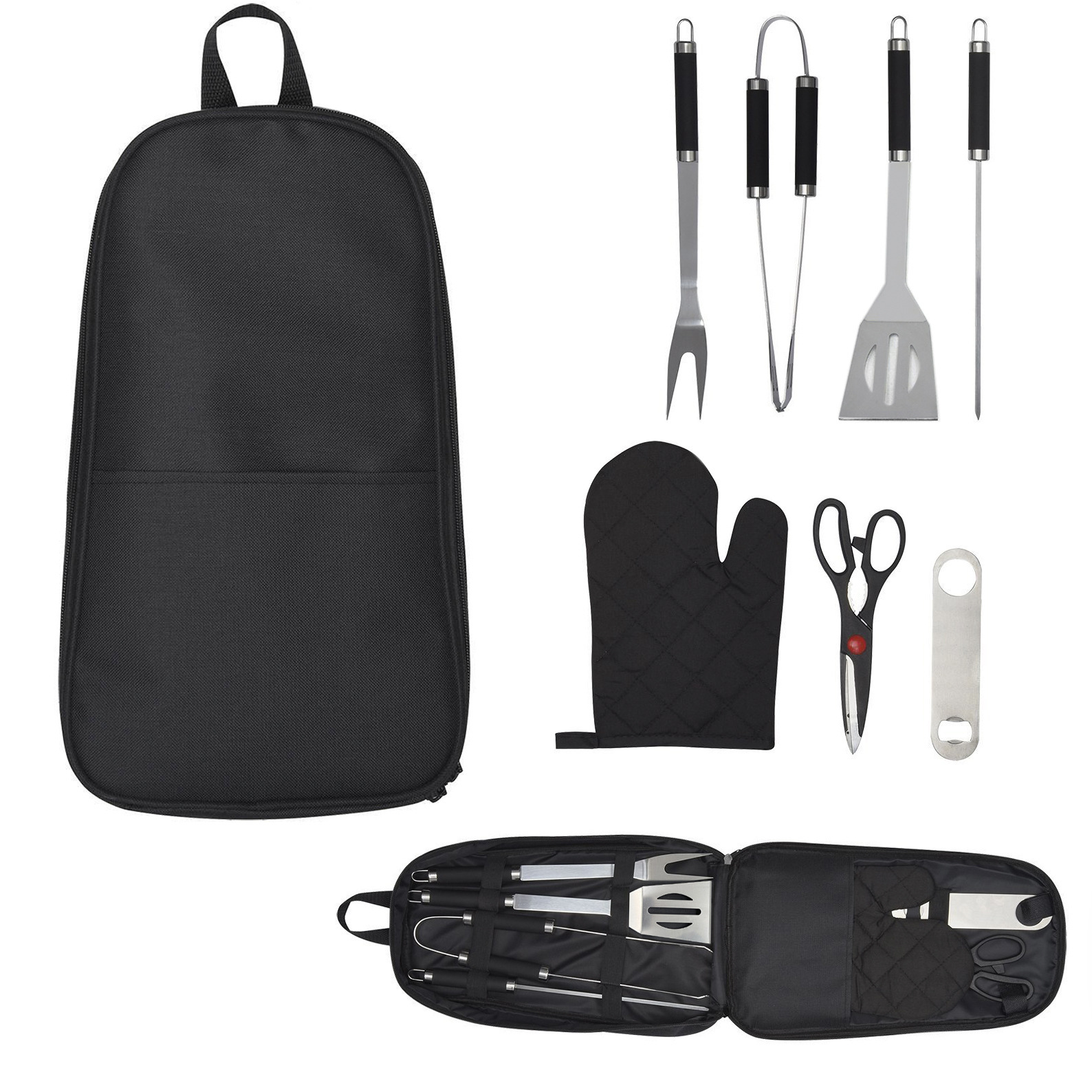 7-Piece Pit Master BBQ Set In Carrying Case 2