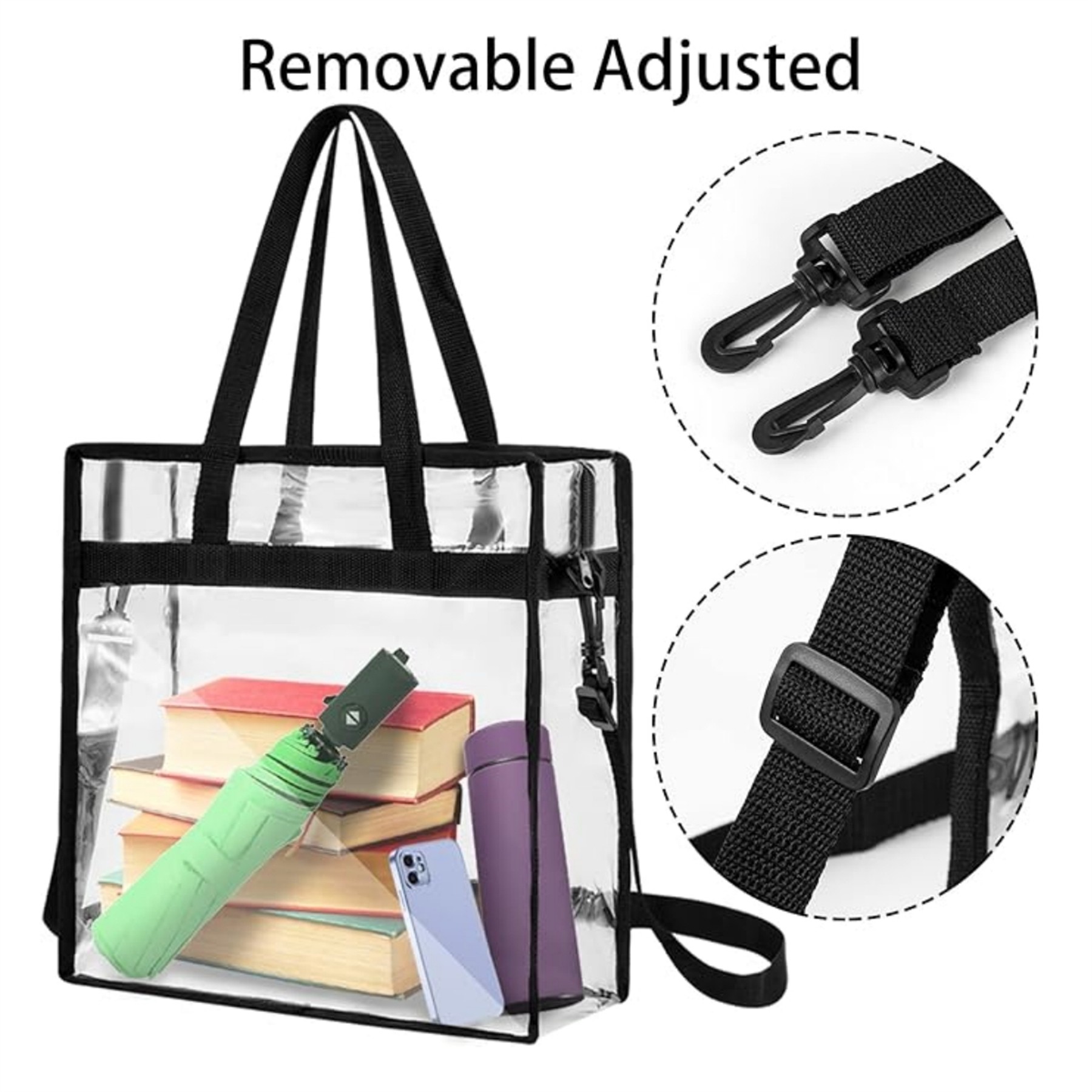 Clear Bag With Shoulder Strap 2