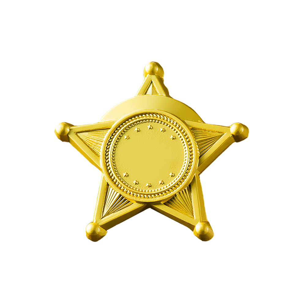Personalized Full Color Round Star Name Badges 9