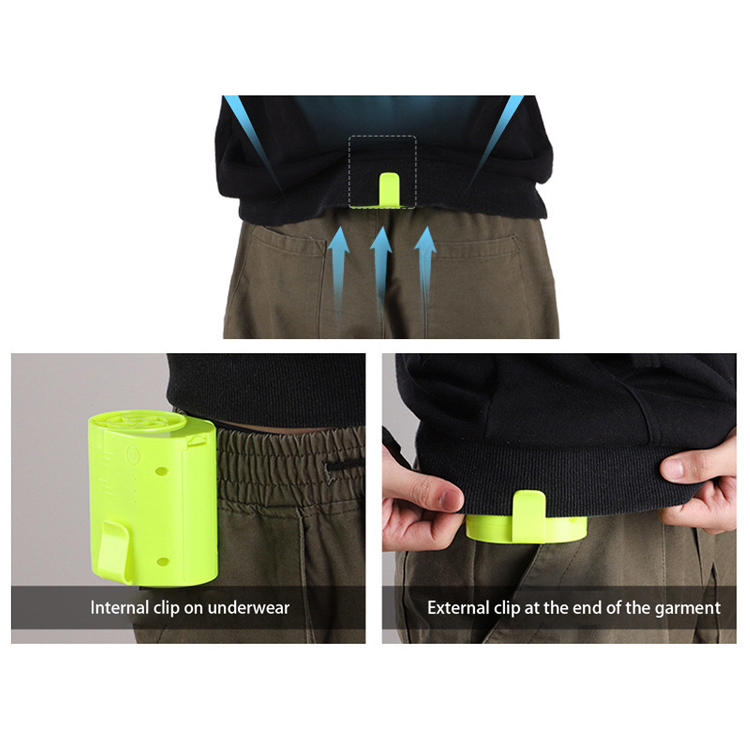 Abs Portable Waist Fan ?C Stay Cool And Comfortable Anywhere 5