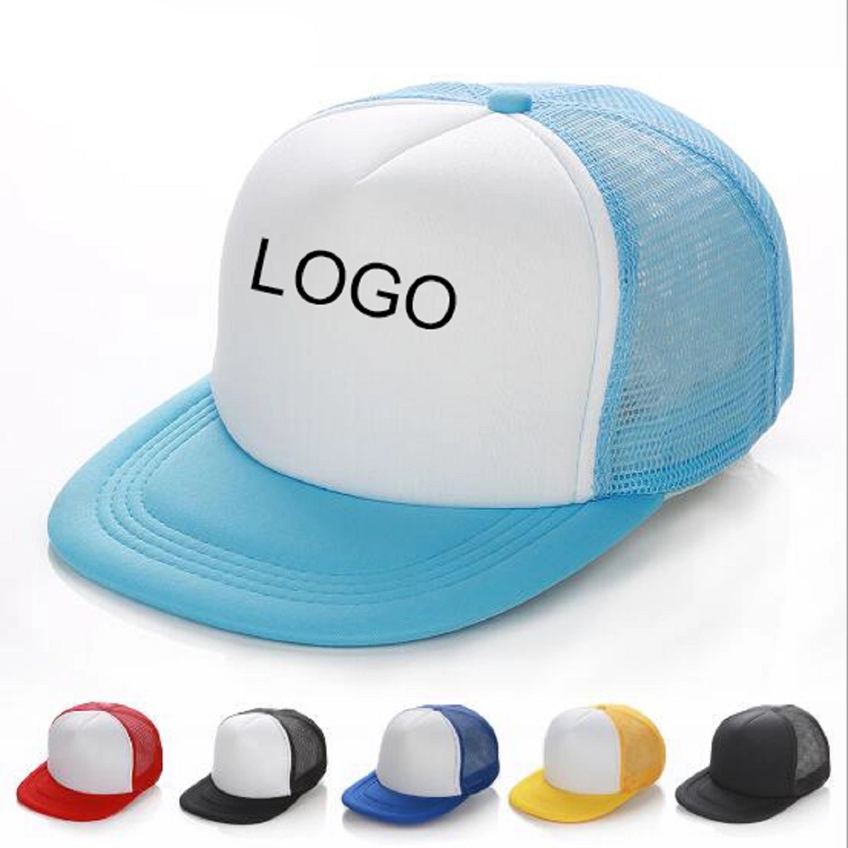 5 Panel Trucker Baseball Flat Snapback Cap 1