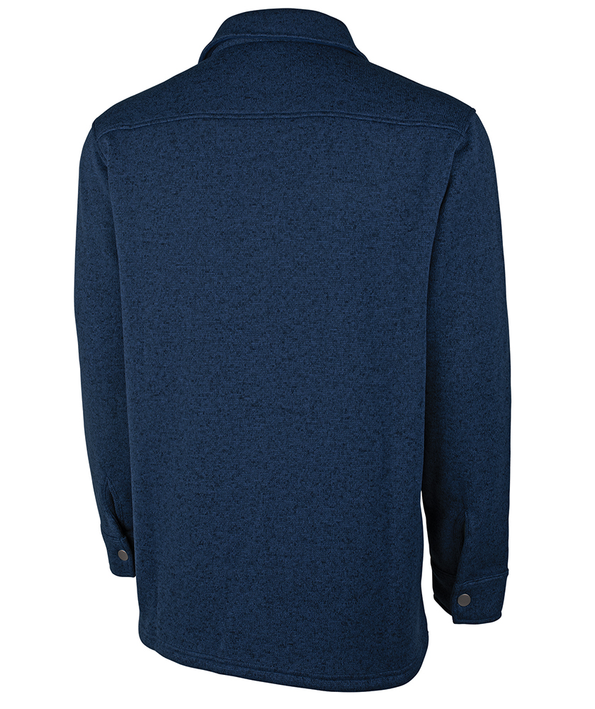 Heathered Fleece Snap Shacket 61