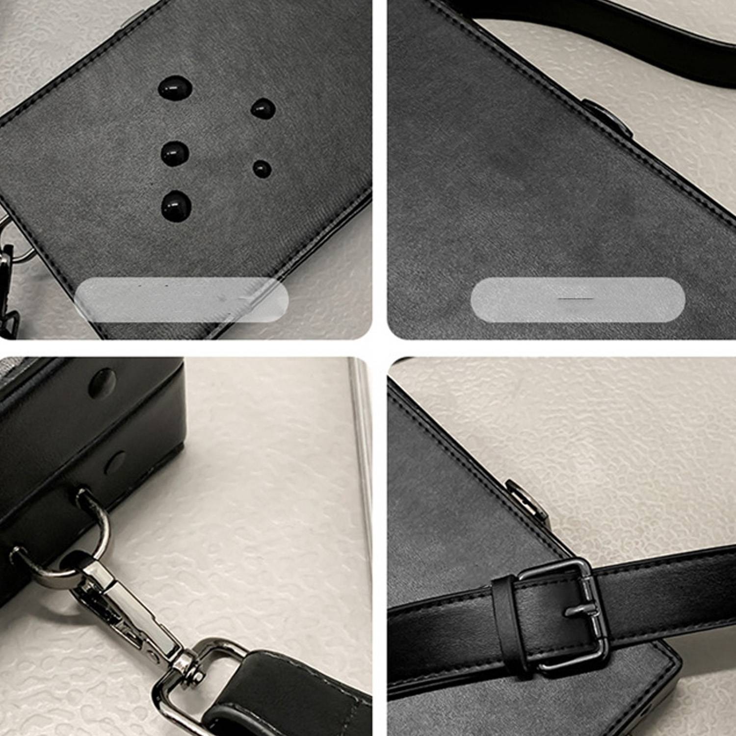 PU Leather Box Crossbody Bag 4