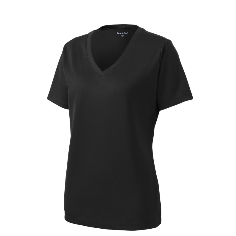 Sport-Tek Women's PosiCharge RacerMesh V-Neck Tee. 46