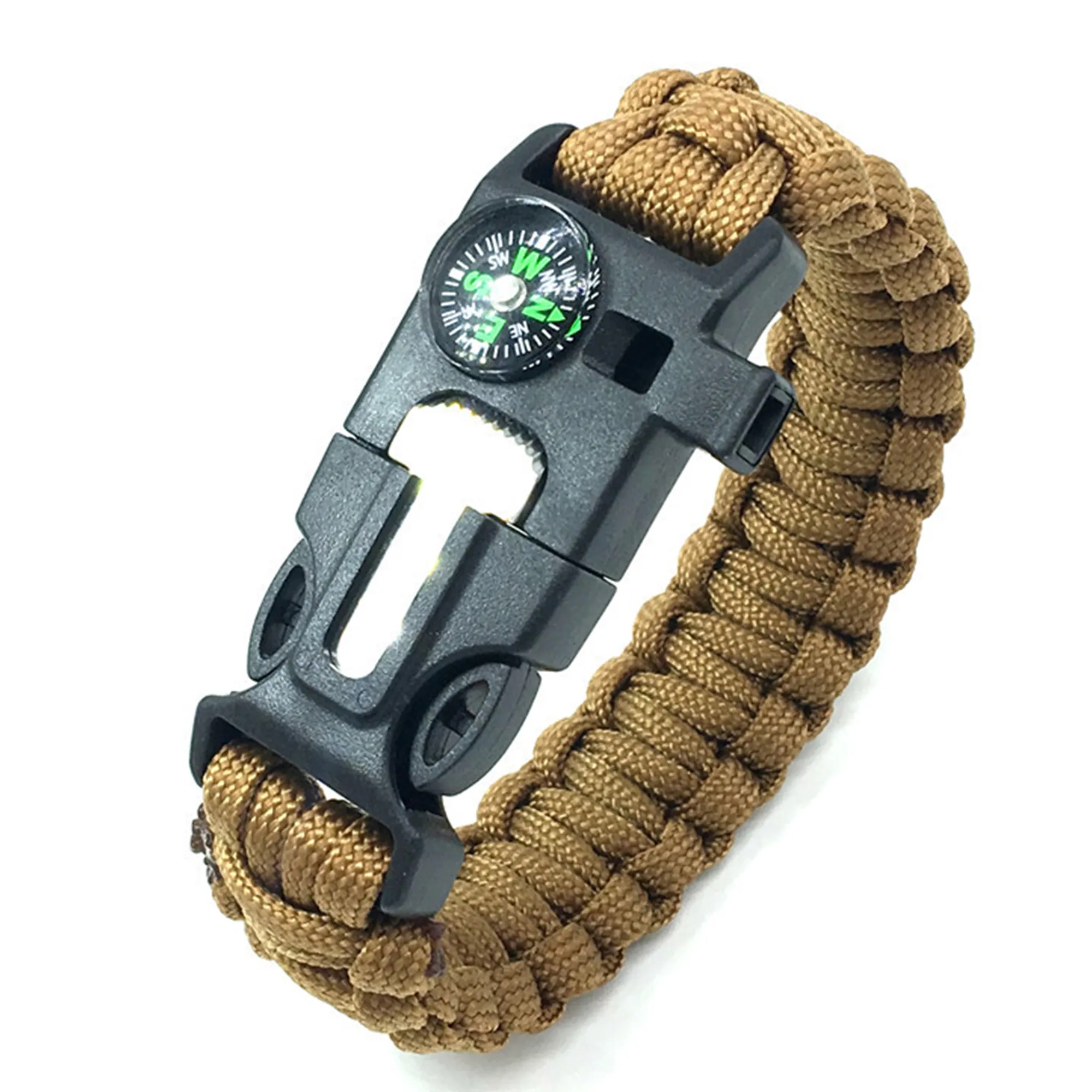 5-in-1 Outdoor Survival Rope Keychain 10