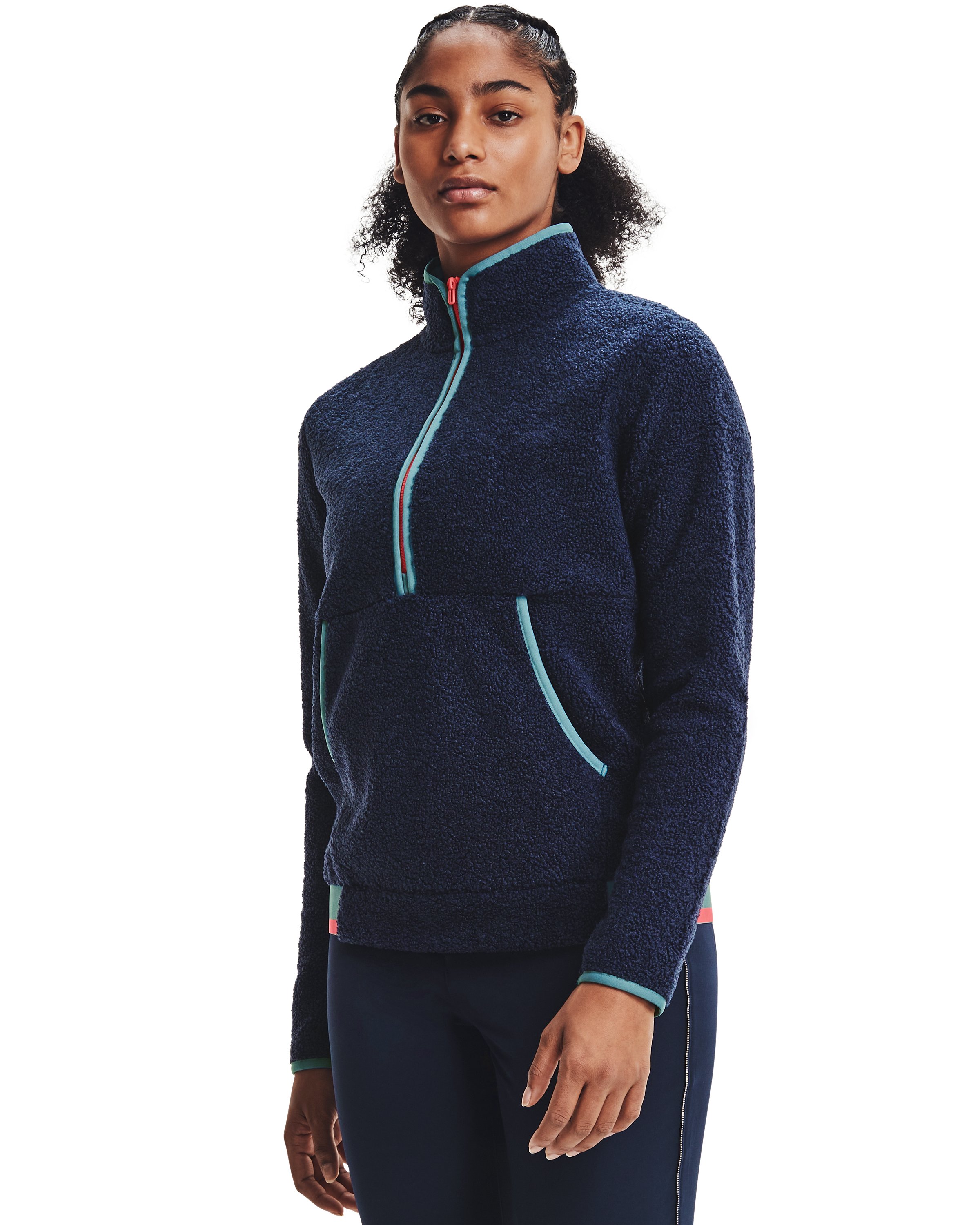 Women's UA Pile  Zip  3