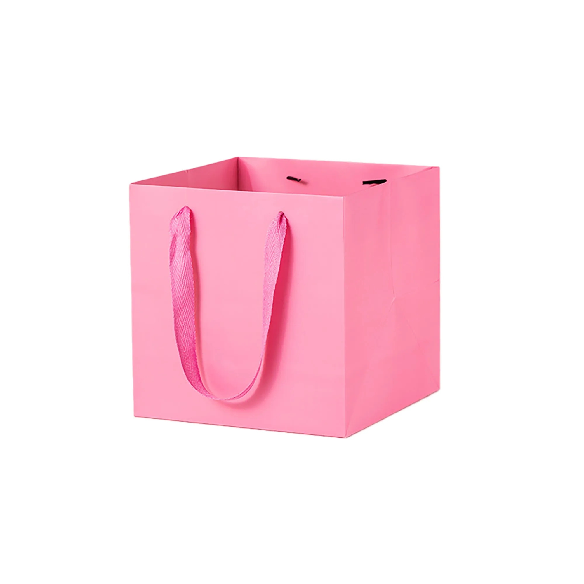 Square Kraft Paper Euro Tote Shopping Bag 7