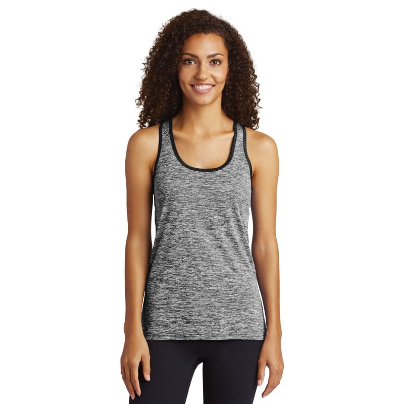 Sport-Tek Women's PosiCharge Electric Heather Racerback Tank. 10