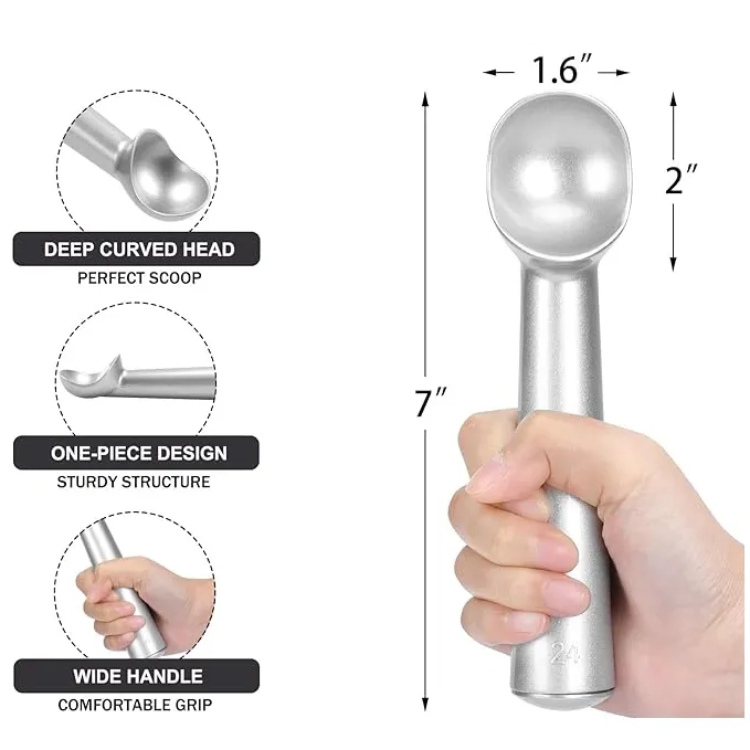 7 inch Ice Cream Scoop 2