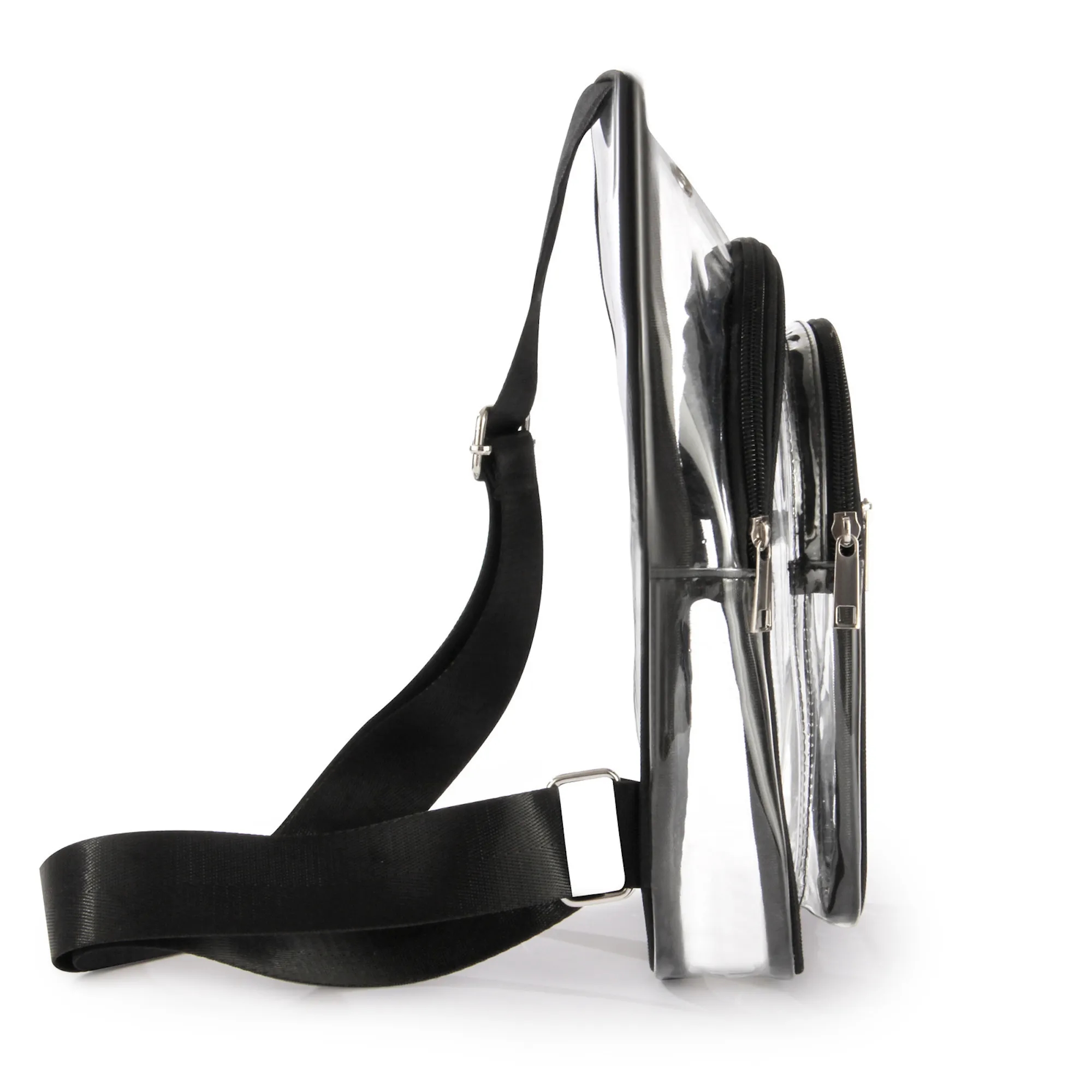 MOQ20 Sling Clear Bag PVC Transparent Crossbody Backpack Fan 8