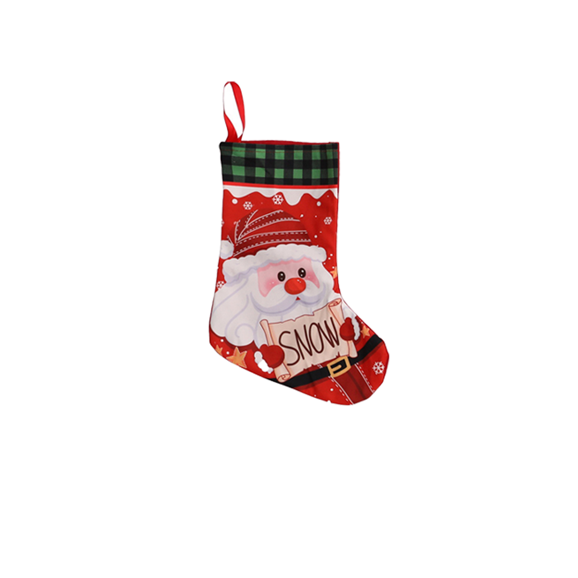 Brushed Fabric Christmas Stocking 4