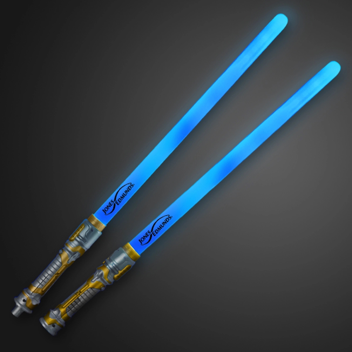 Double Sided Swords Sabers with Blue LEDs and Sounds 2