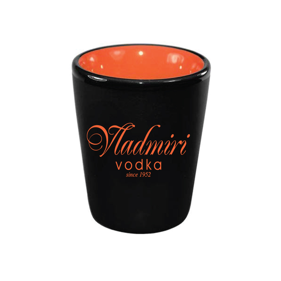 1 5 oz Orange In / Matte Black Out Hilo Shot