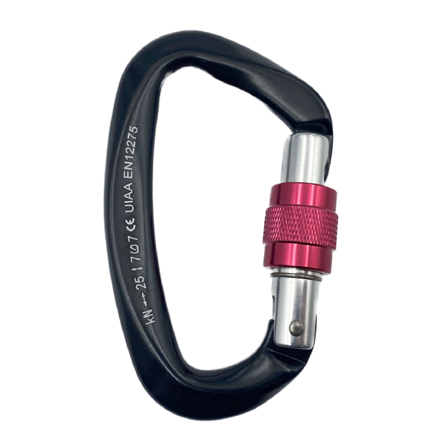 D-Ring Shape Screw Gate Carabiner 3