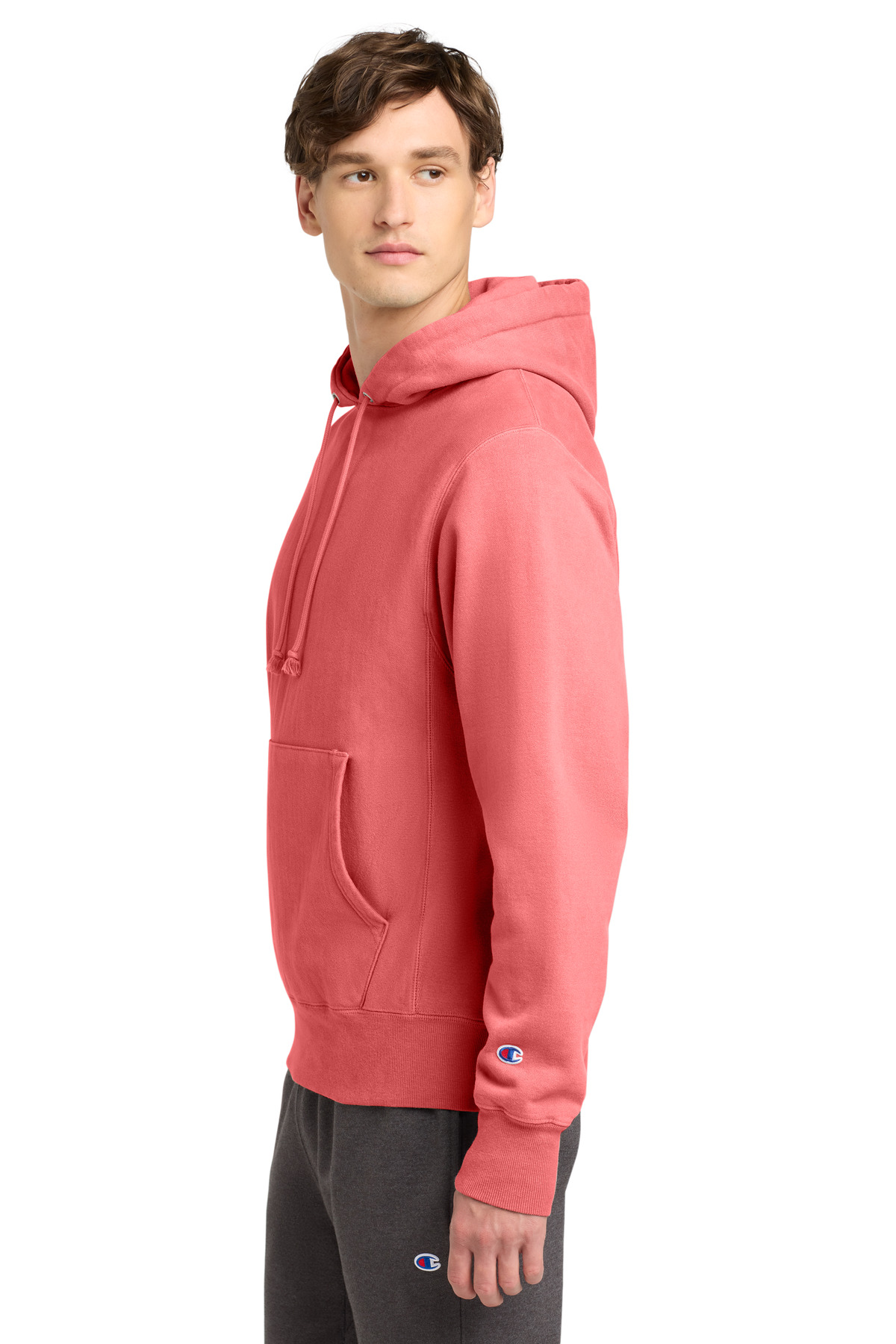 Champion Reverse Weave Garment-Dyed Hooded Sweatshirt. GDS101 55
