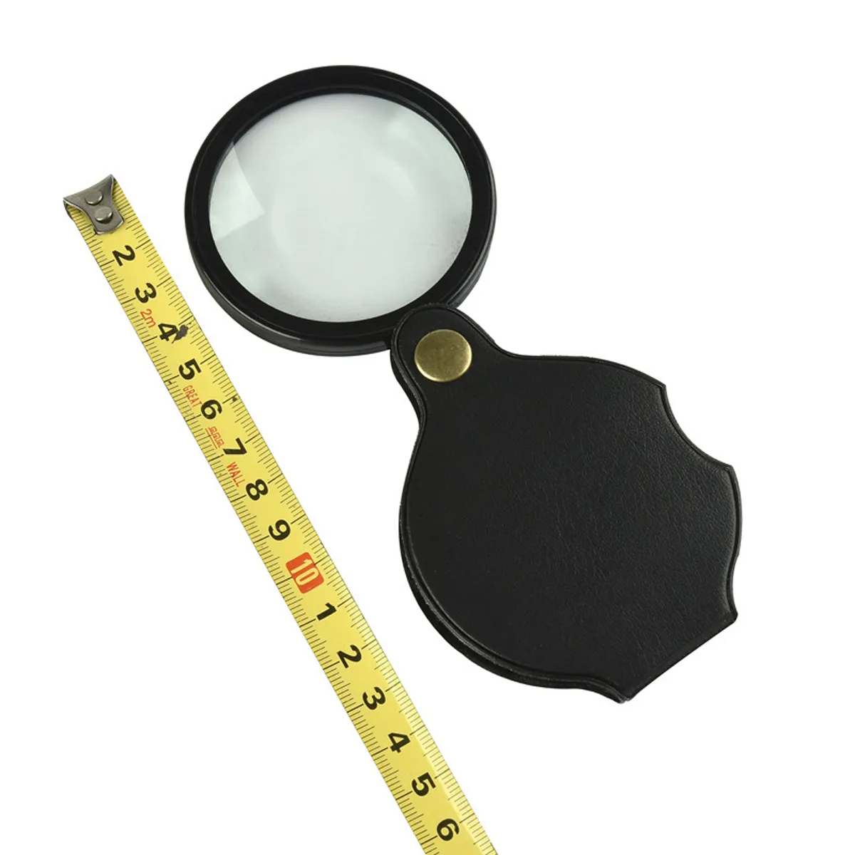 Mini Pocket Magnifier with Rotating Protective Holster, custom ruler with logo imprint 5