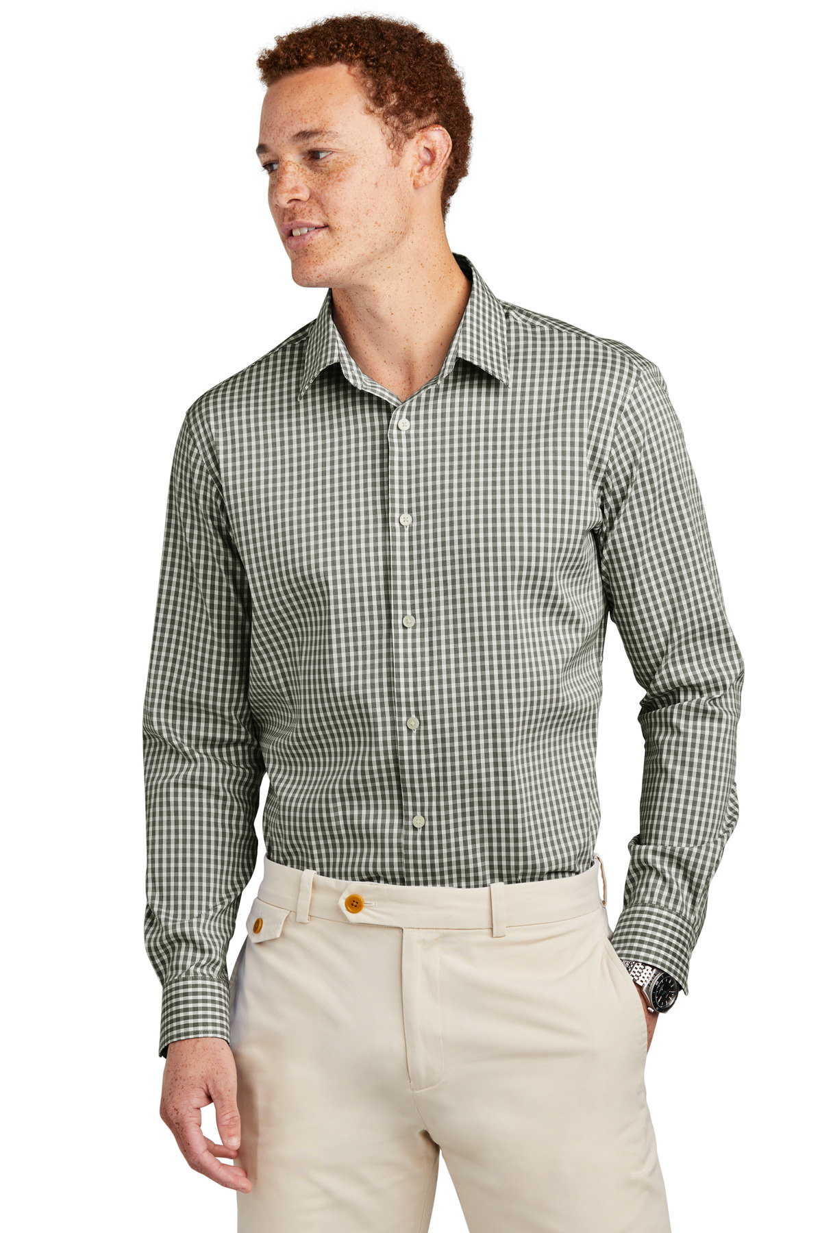 Brooks Brothers Tech Stretch Patterned Shirt BB18006 6