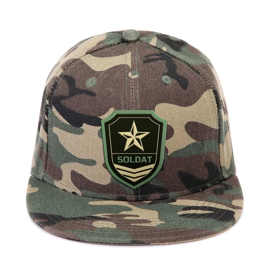 6 Panel Acrylic Fiber Snapback Cap 2