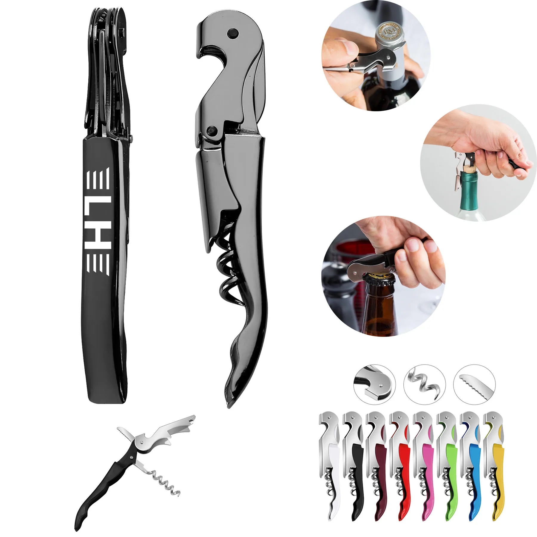 3-in-1 Stainless Steel Wine Opener 7