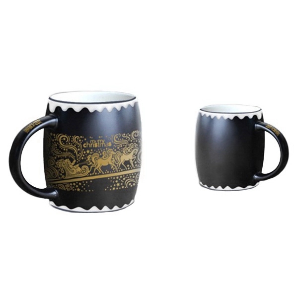 Drum Type Ceramic Coffee Cup 2