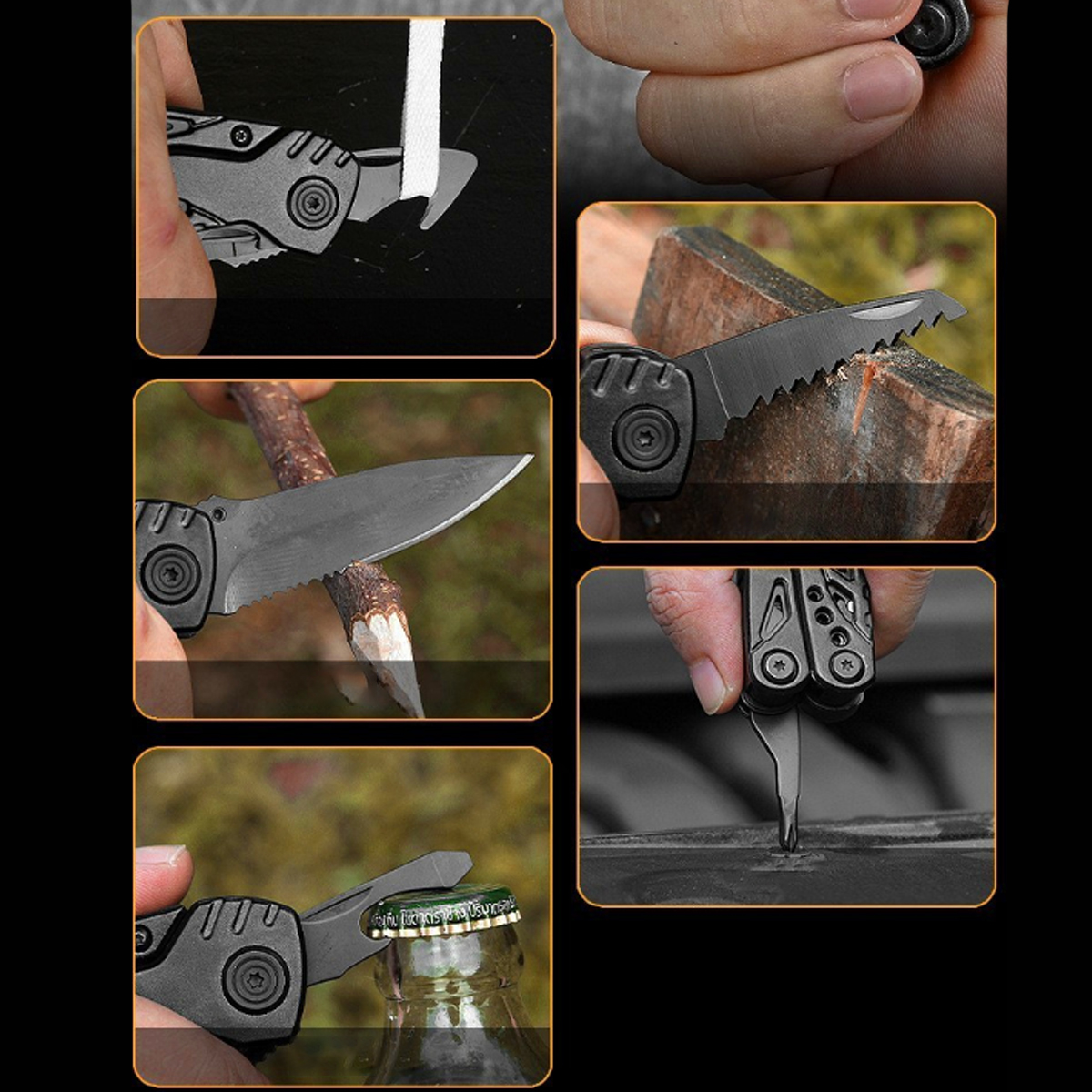 Multi Function Pocket Knife with Pliers Tools 8