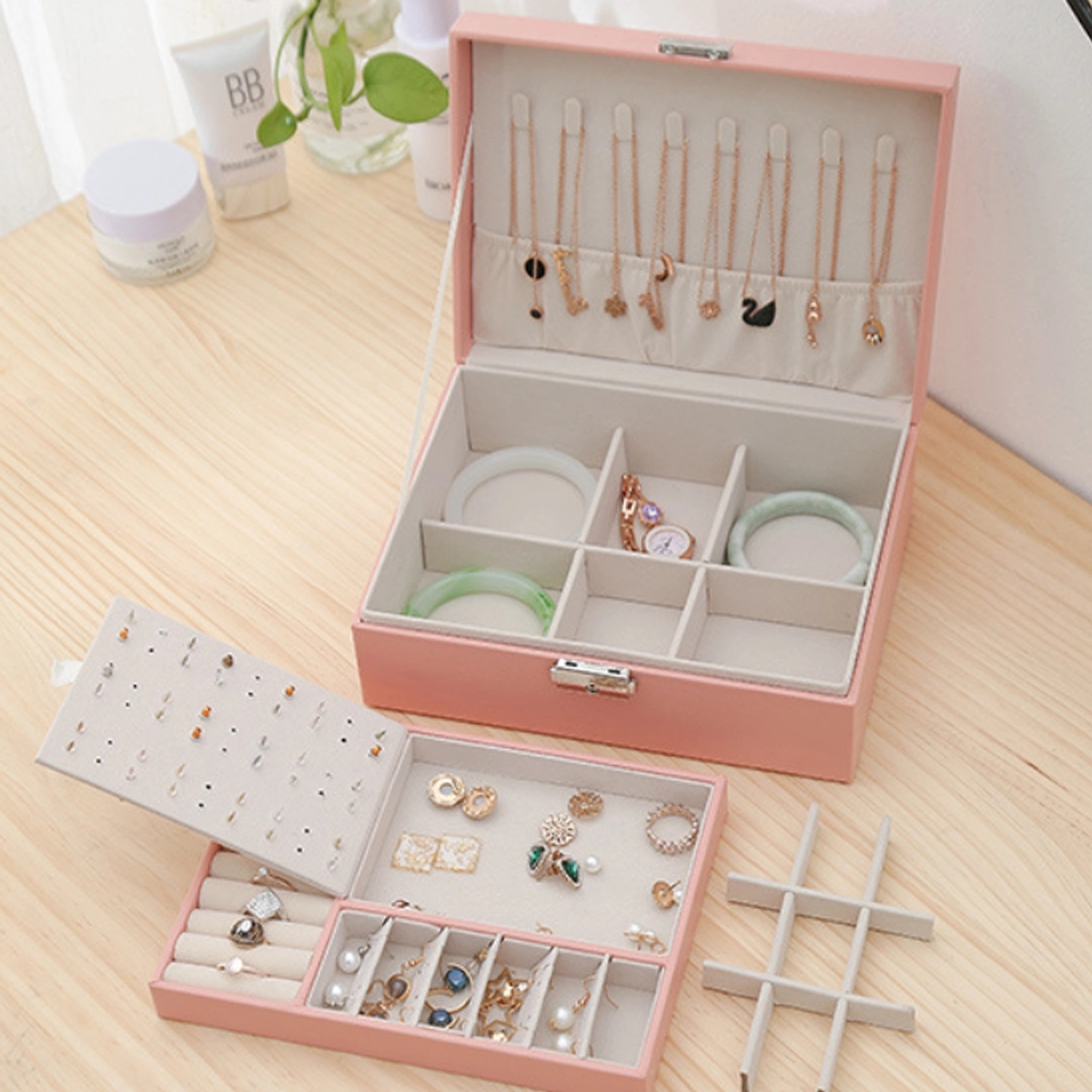 2 Layer Women Jewelry Box Organizer 1