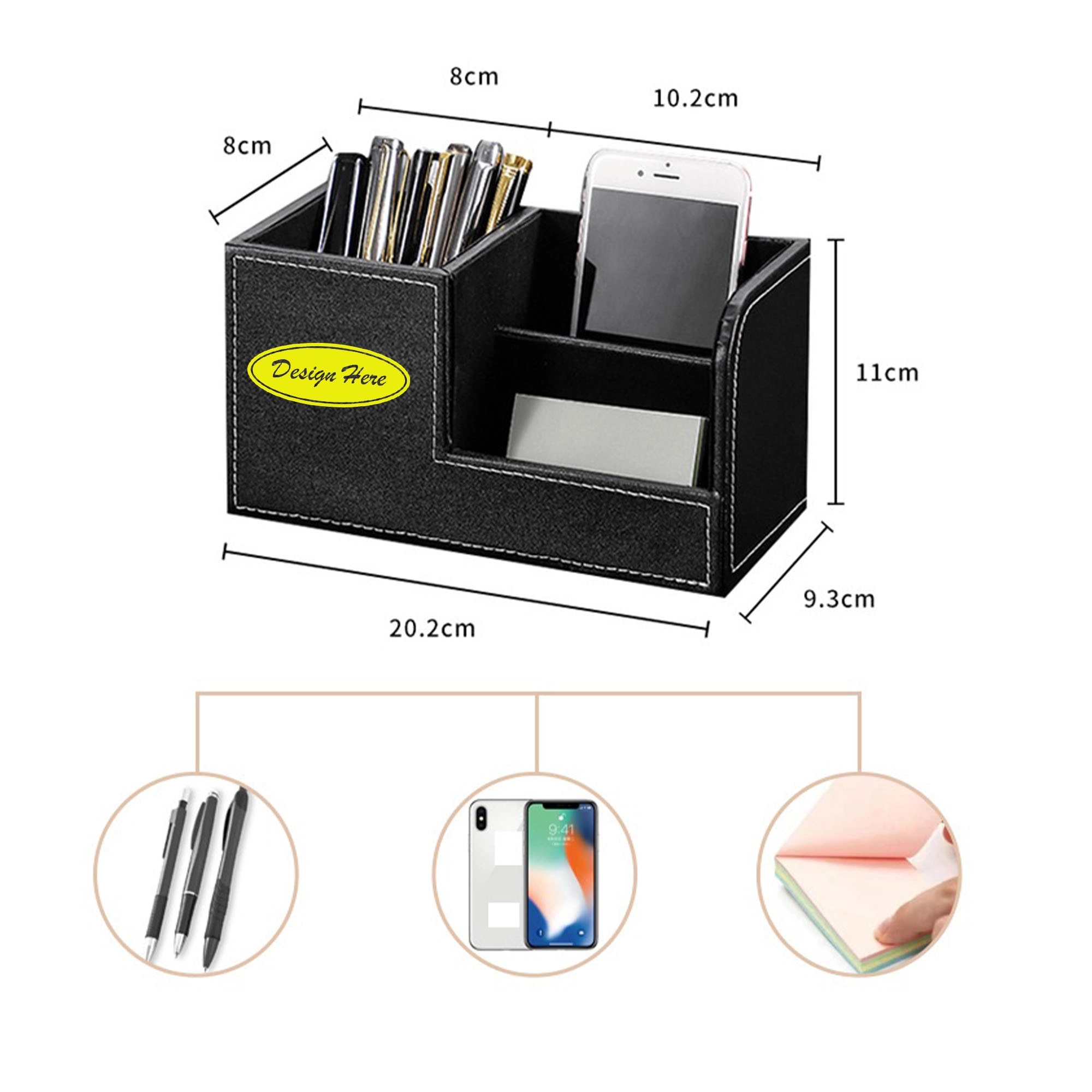 PU Leather Desk Organizer 3