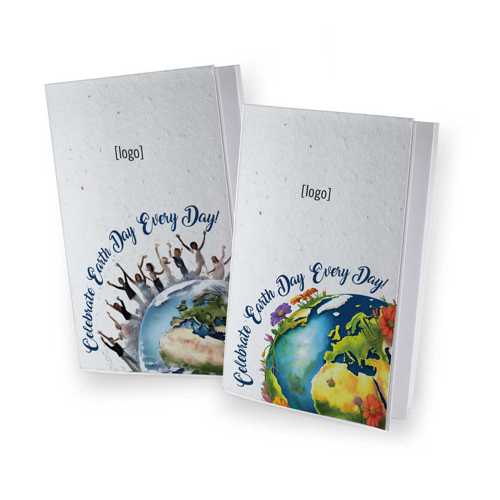 Earth day Seed Paper Notebook 4