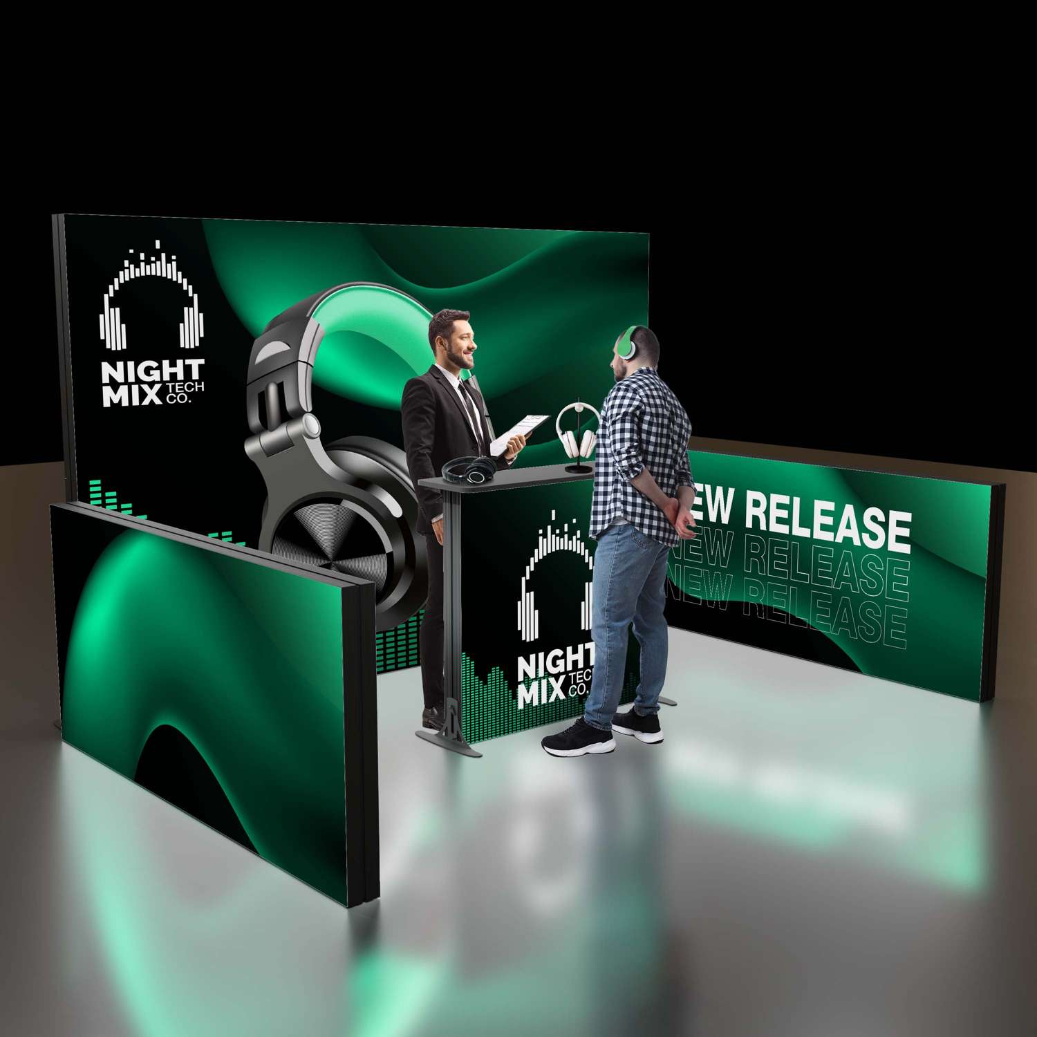 8'H Astra Modular Booth Kit 1 8