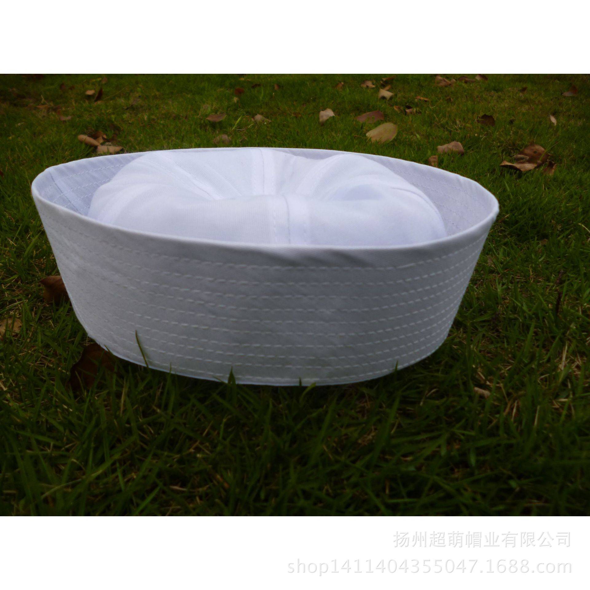 Polyester White Sailor Cap 3
