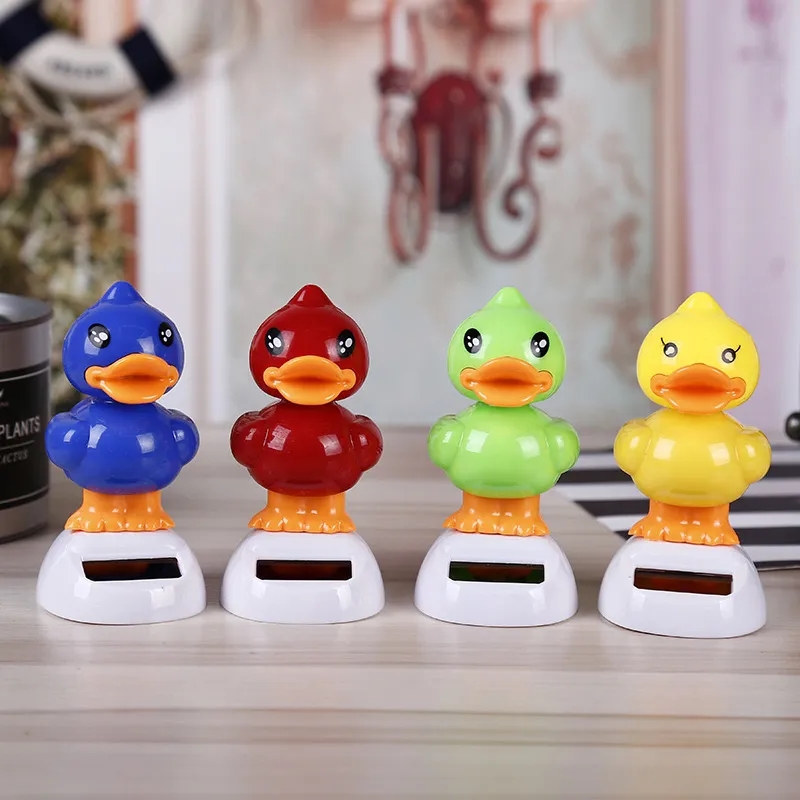Solar Powered Shaking Head Car Decoration Dancing Toys 12
