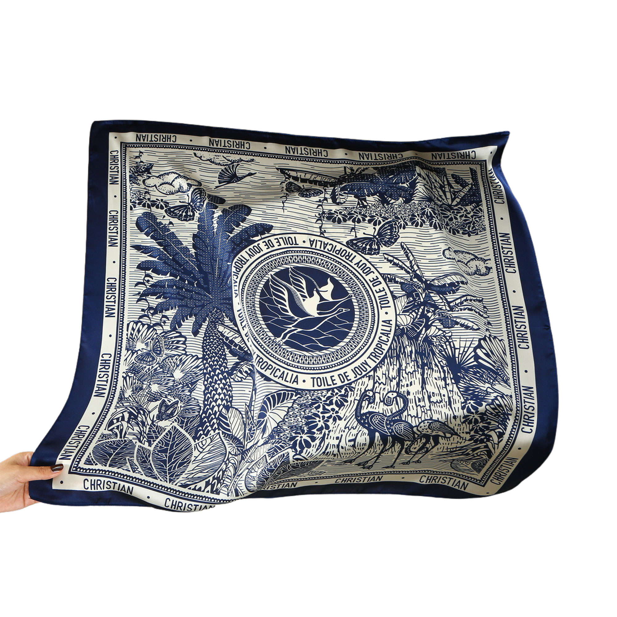 Women Elegant Square Scarf 9