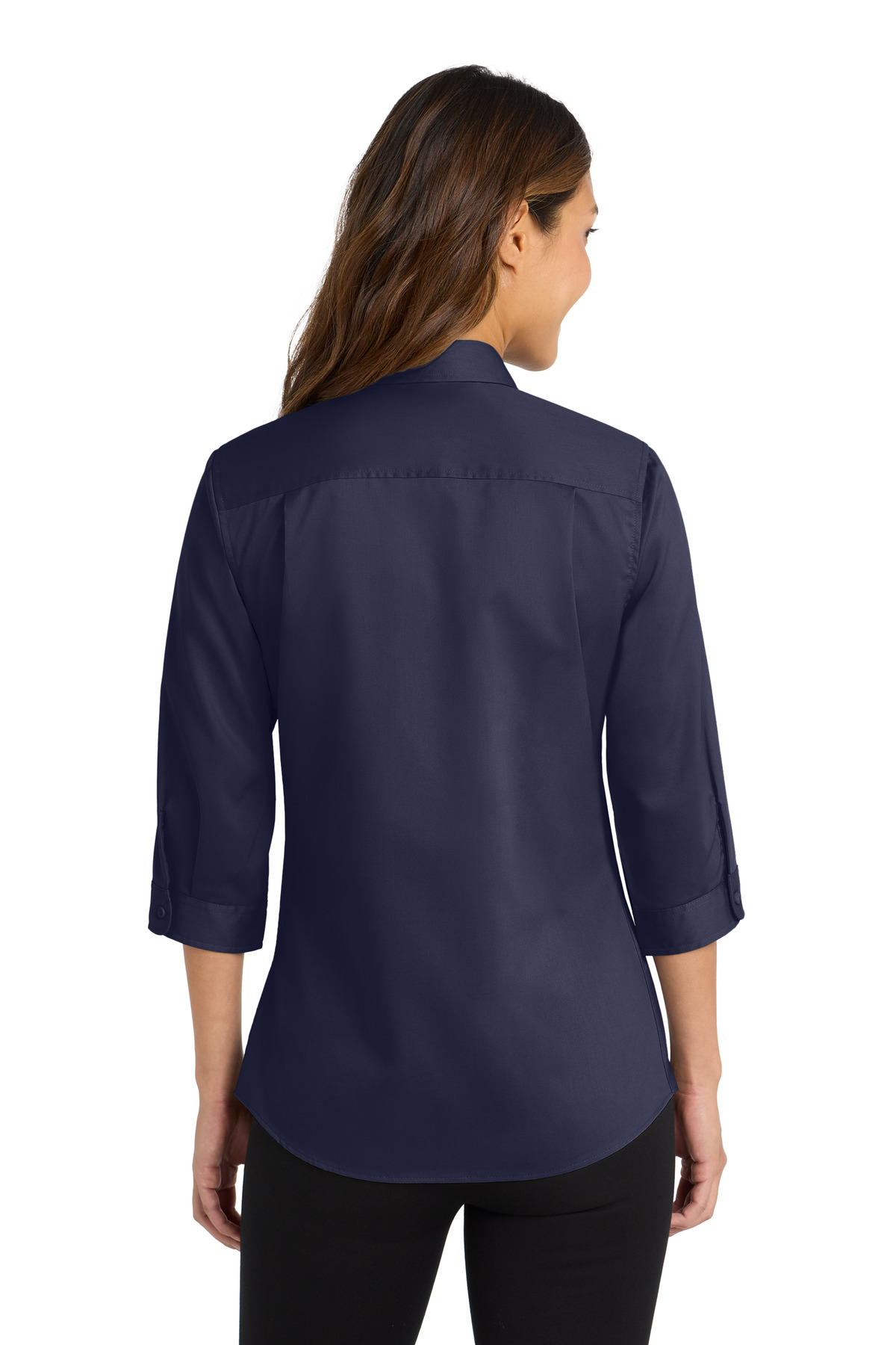 Port Authority Women's 3/4-Sleeve SuperPro Twill Shirt. L665 24