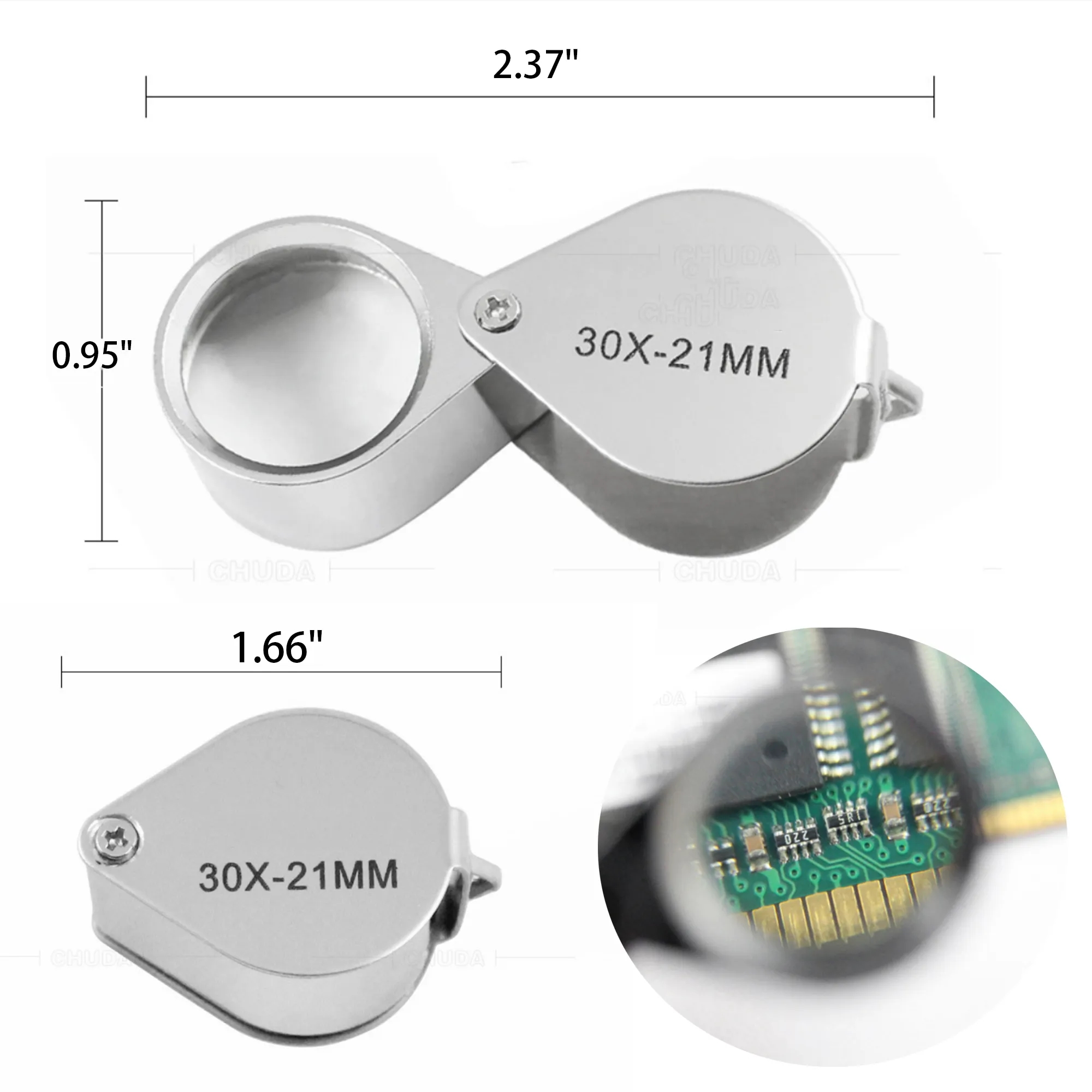 Metal Folding Loupe Jewelers 2