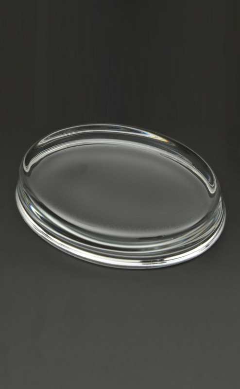 Oval Paperweight - Deep Etched 3